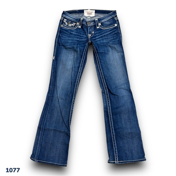 1077 Buckle | Big Star Liv Bootcut Jeans 25L (28x31.5) Hemmed Vintage Collection - Picture 3 of 11